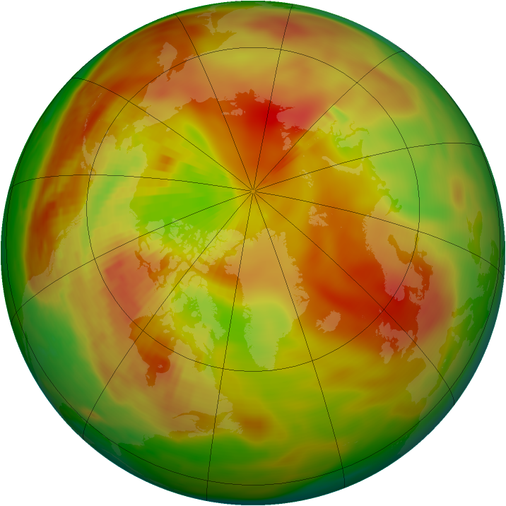 Arctic ozone map for 05 May 1979